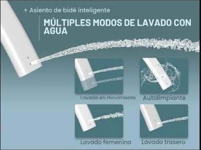 Foto 7 de MEJE #001U — Bidé Inteligente con Boquilla de Acero Inoxidable, Apertura Automática y Sensor de Presencia