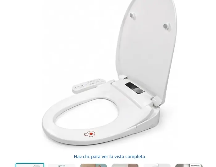 Nashi Emi V - Tapa de Inodoro Inteligente con Bidet Eléctrico, Apertura Automática y Pantalla LCD