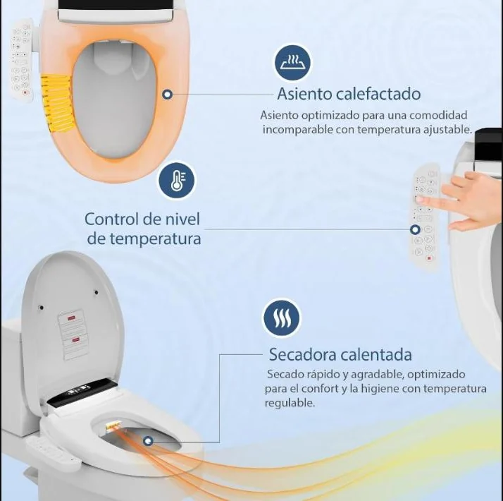 Foto 3 de TokyoSeat Confort y Elegancia — Asiento Inodoro Inteligente con Chorro de Agua Caliente