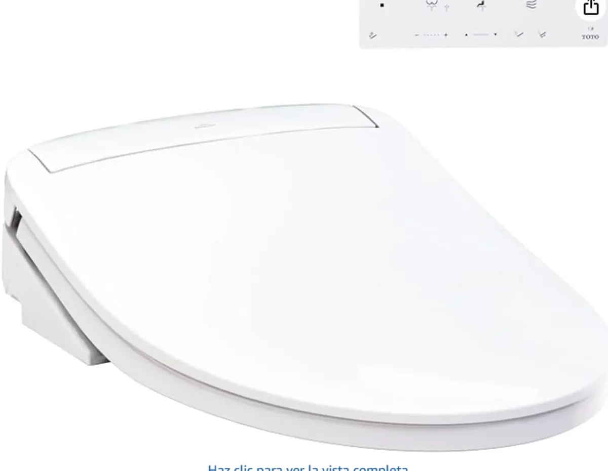 TOTO WASHLET KS6 - Asiento de Inodoro con Bidé Electrónico Premium, Redondo
